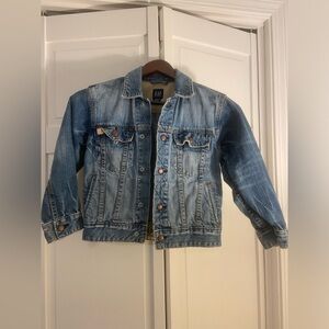 Gap kids jean jacket, size S
